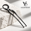 vsarelok™ InfinitySculpt Cold-Forged Fluid Dual-Prong French Hair Pin
